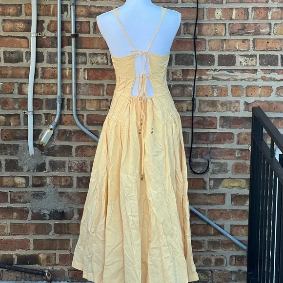 Free People Orange Maxi Dress - Picture 3 of 4